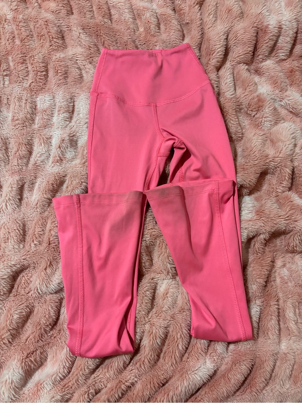 Girls' Performance Leggings in Vibrant Pink Wide Leg Tiger Friday